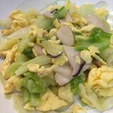 ふわふわ卵とキャベツの炒め物